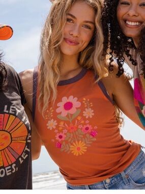Natural Life Ringer Tank Top